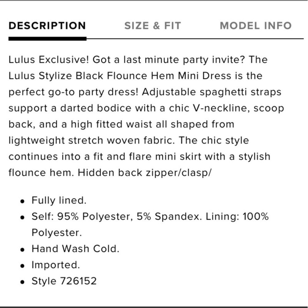 Lulus Stylize Black Flounce Hem Mini Dress - Picture 4 of 7